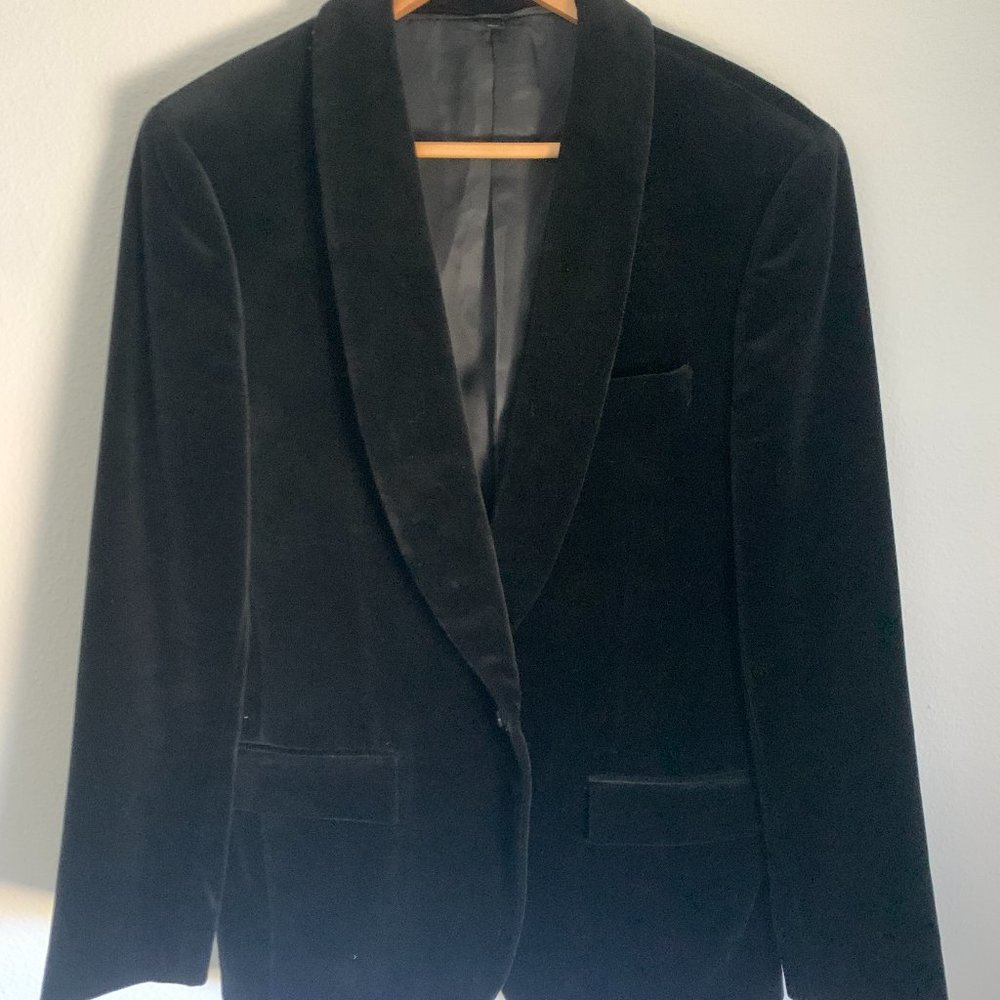 J. Crew Black Velvet Blazer